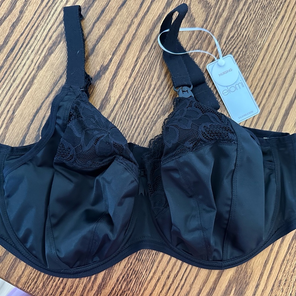 Elomi Elegant Black Lace Bra